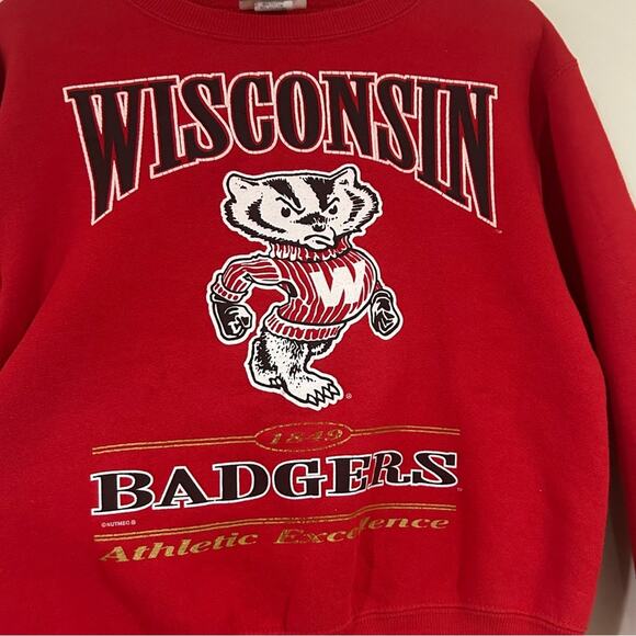 Vintage Wisconsin Badgers Sweatshirt - Picture 2 of 4